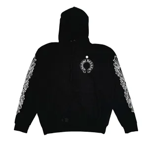 CH Horseshoe Floral Sleeve Pullover Hoodie