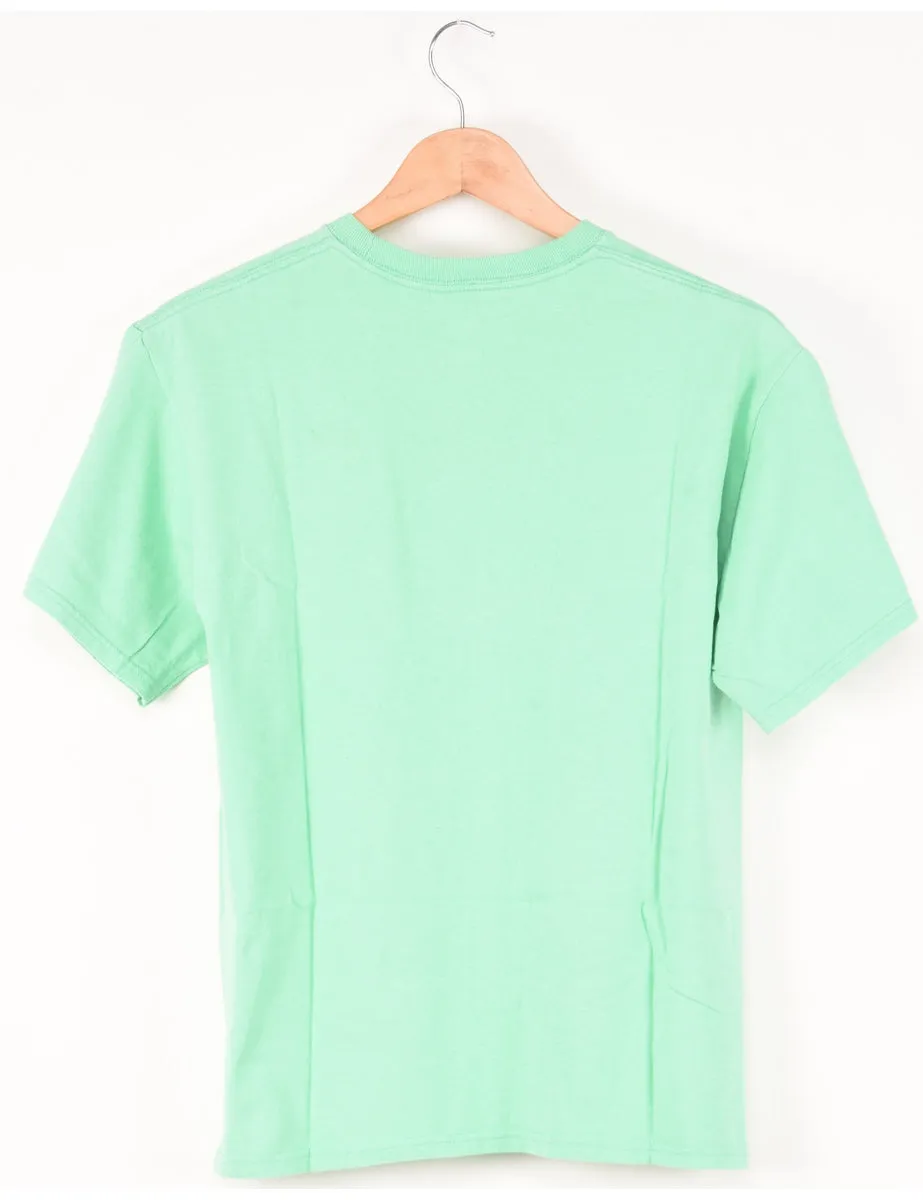 Champion Cougars Printed Light Green T-shirt - M