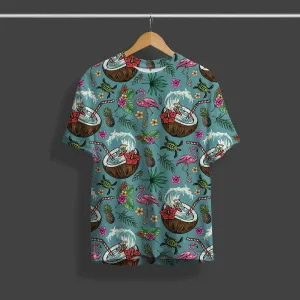 Coconut All Over Digital Print T-Shirt