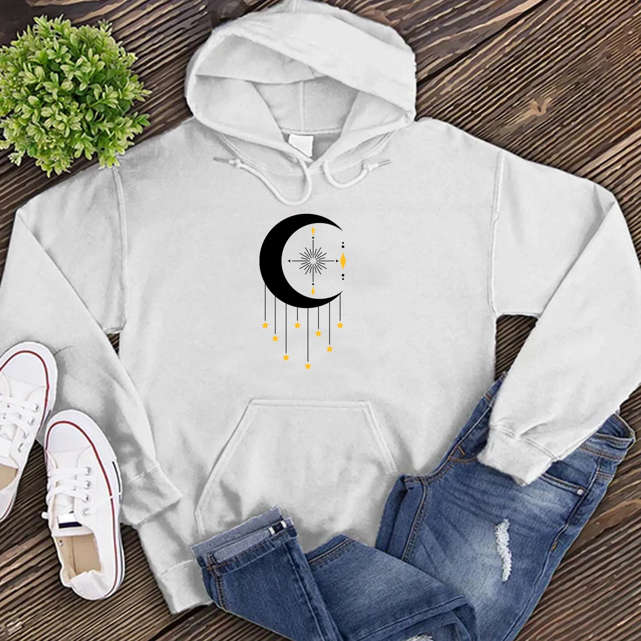 Compass Falling Stars Hoodie