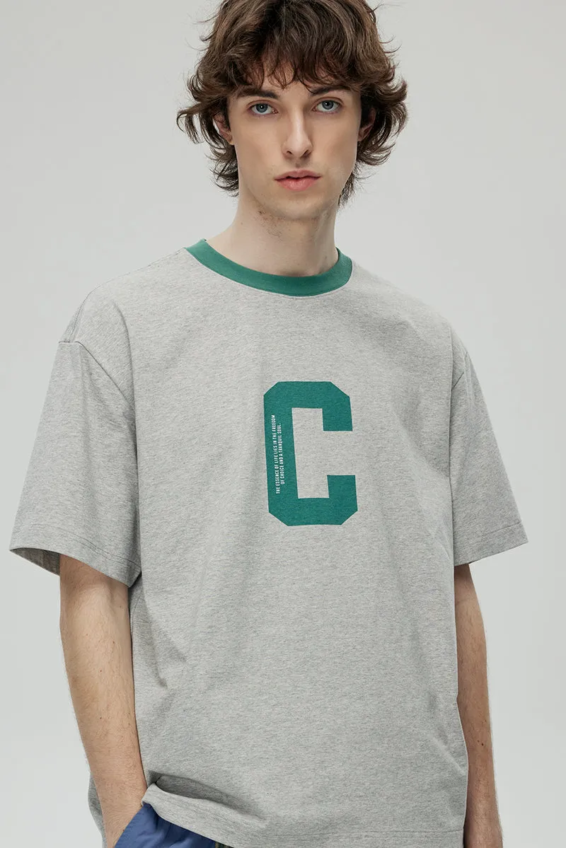 CONTRAFIEND CロゴプリントリンガーT CON001