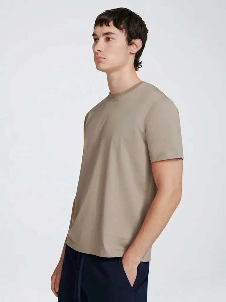 Crew Neck T Shirt- Dune