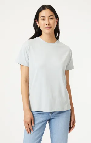 CREW NECK T-SHIRT IN SAGE NATURAL DYE