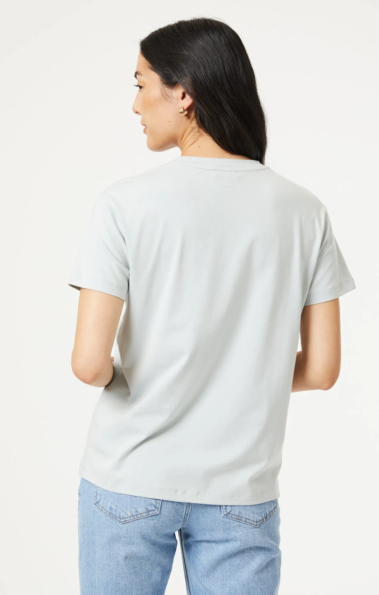 CREW NECK T-SHIRT IN SAGE NATURAL DYE