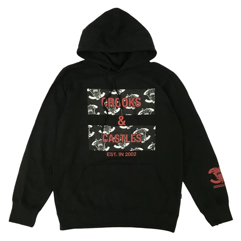 Crooks & Castles CC Medusa Front Hoodie Black