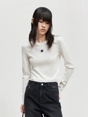 Cropped Long Sleeve T-Shirt