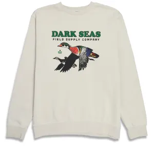 Dark Seas Wood Duck Sweatshirt - Ivory