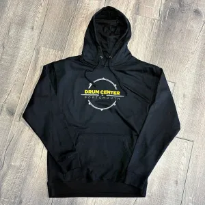 DCP Apparel : Hoodie, Black w/NEW Yellow/White Logo, X-Large