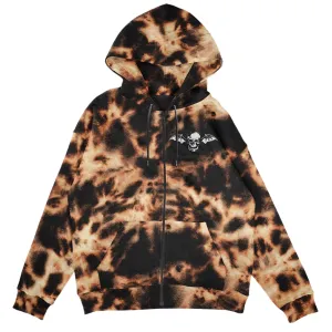 Deathbat - Bleach Wash Hooded Zip Up