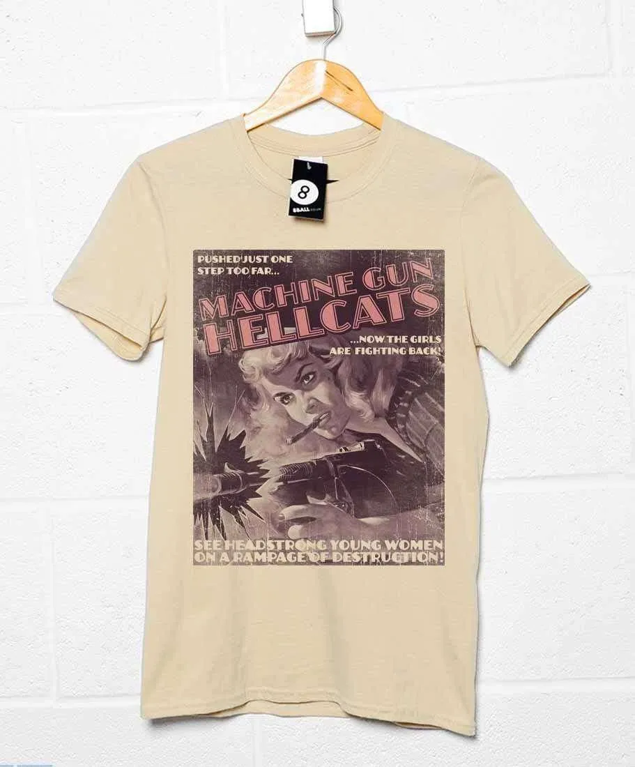 Deathray Machine Gun Hellcats T-Shirt