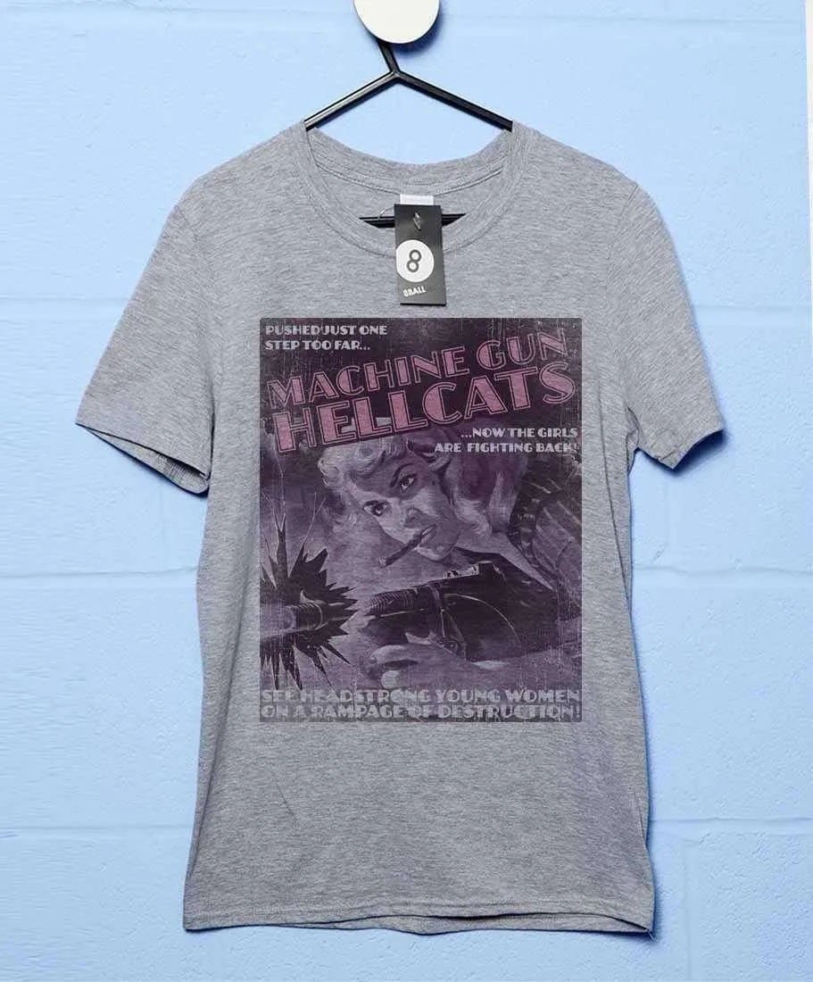 Deathray Machine Gun Hellcats T-Shirt