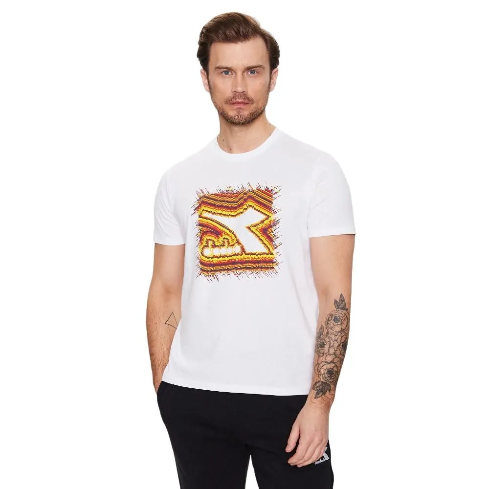 Diadora T-Shirt Masculino T-Shirt _SS_Freize Optical_White