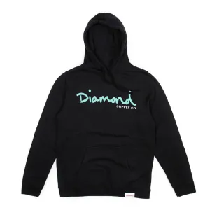 Diamond Supply Co OG Script Core Hoodie Black