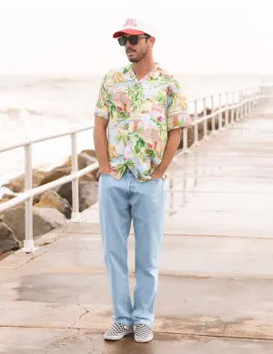 Duvin VACATION DAZE BUTTONUP  - BLUE