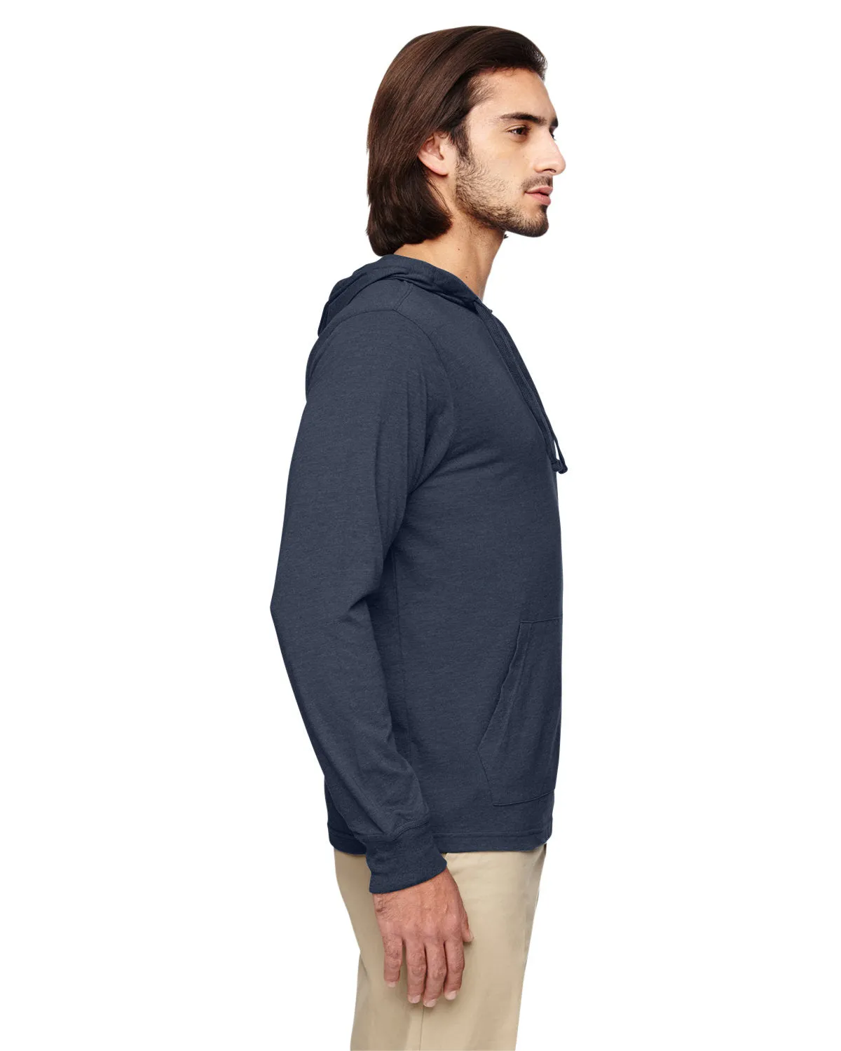 econscious Unisex Eco Blend Long-Sleeve Pullover Hooded T-Shirt