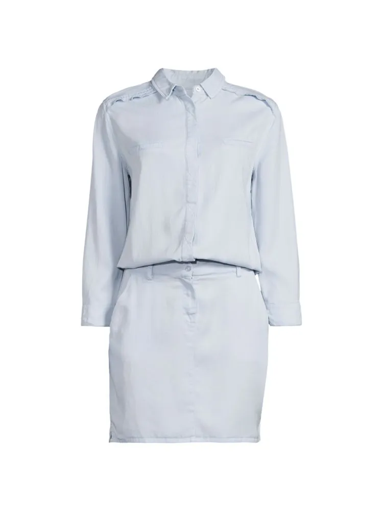 Etienne Marcel Tencel Shirtdress, Military