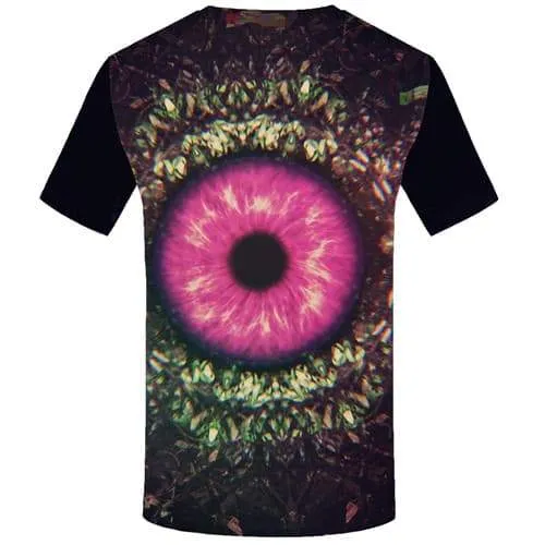 Eye T shirts Men Psychedelic Tshirt Anime Vintage T shirts Funny Fantasy T-shirts Graphic Gothic Tshirt Printed Short Sleeve