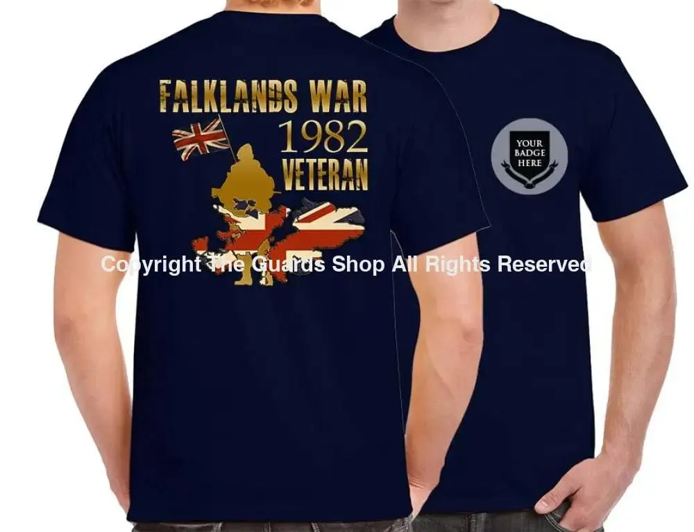 FALKLANDS WAR VETERAN Double Print T-Shirt