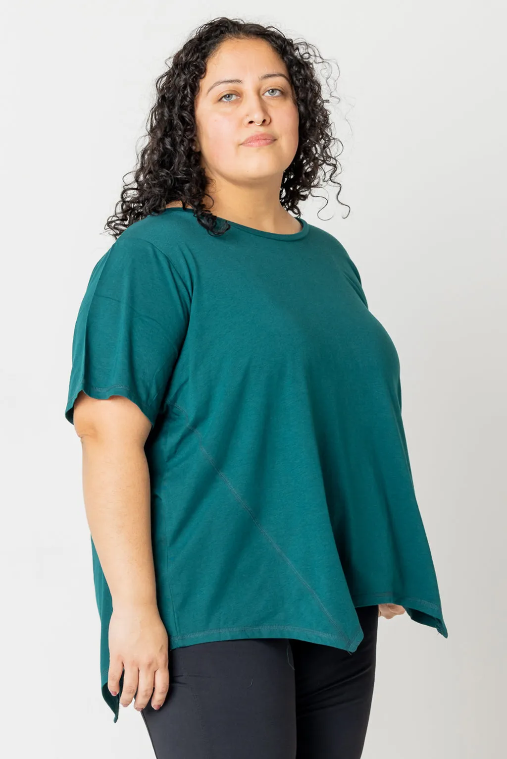 Flow Tee - Forest Green