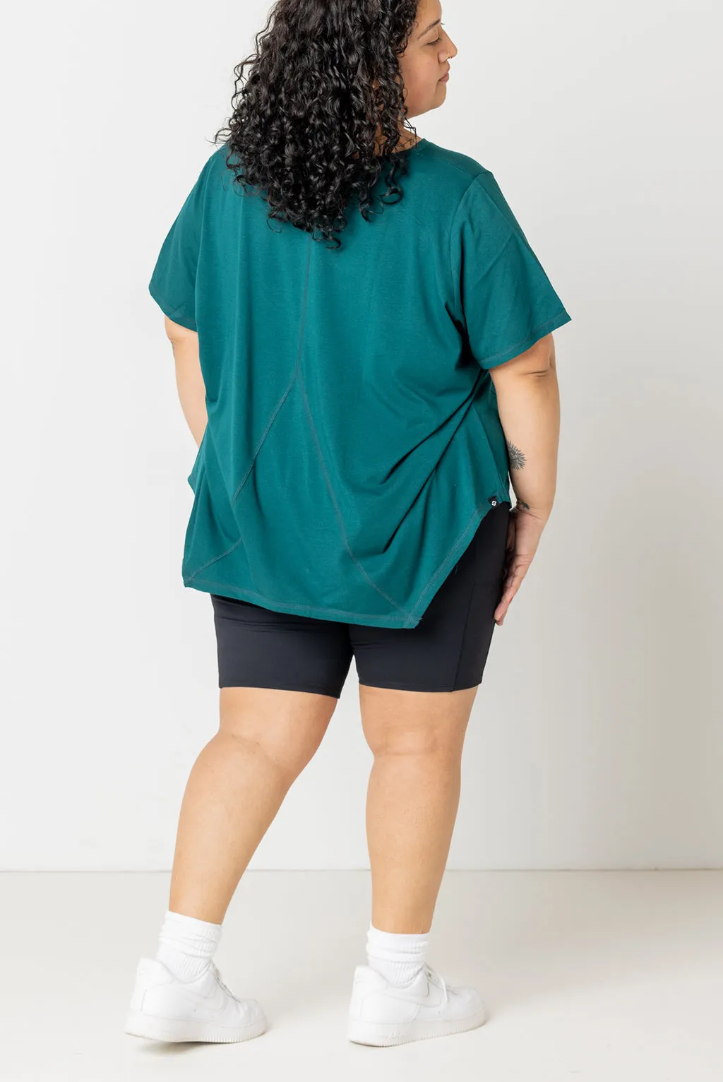 Flow Tee - Forest Green