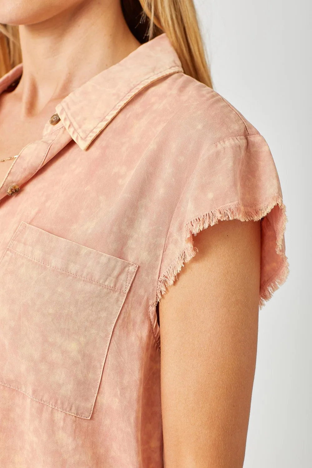 Flutter Sleeve Shirt Top