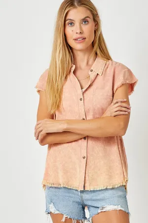 Flutter Sleeve Shirt Top