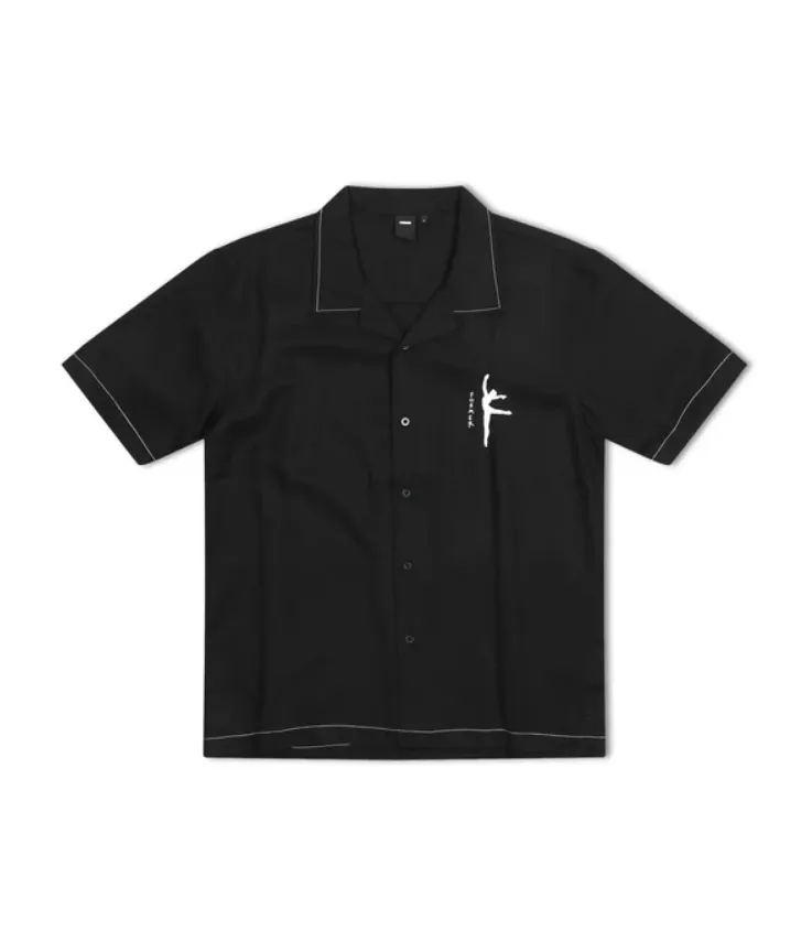 FORMER - MARILYN SUSPENSION SS SHIRT - BLACK