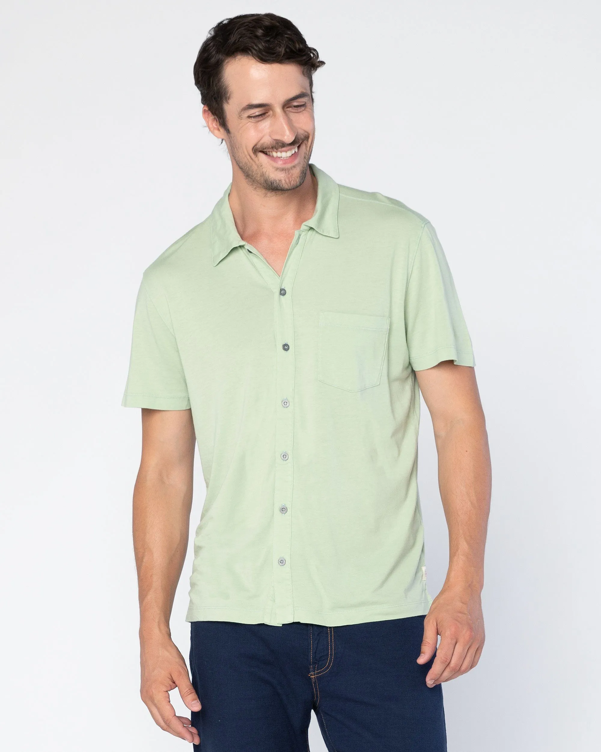 Fort Point Full-Button Polo