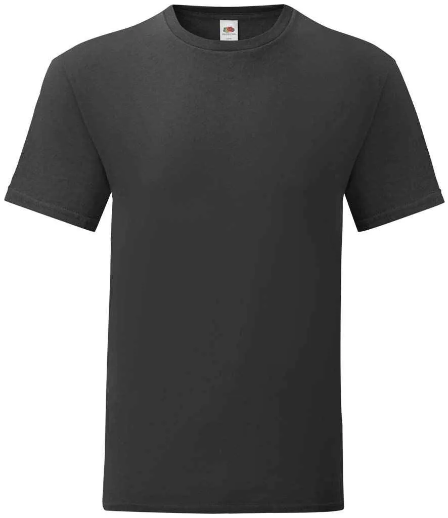 Fruit of the Loom Iconic 150 T-Shirt - Black, Grey, Neutral Colours