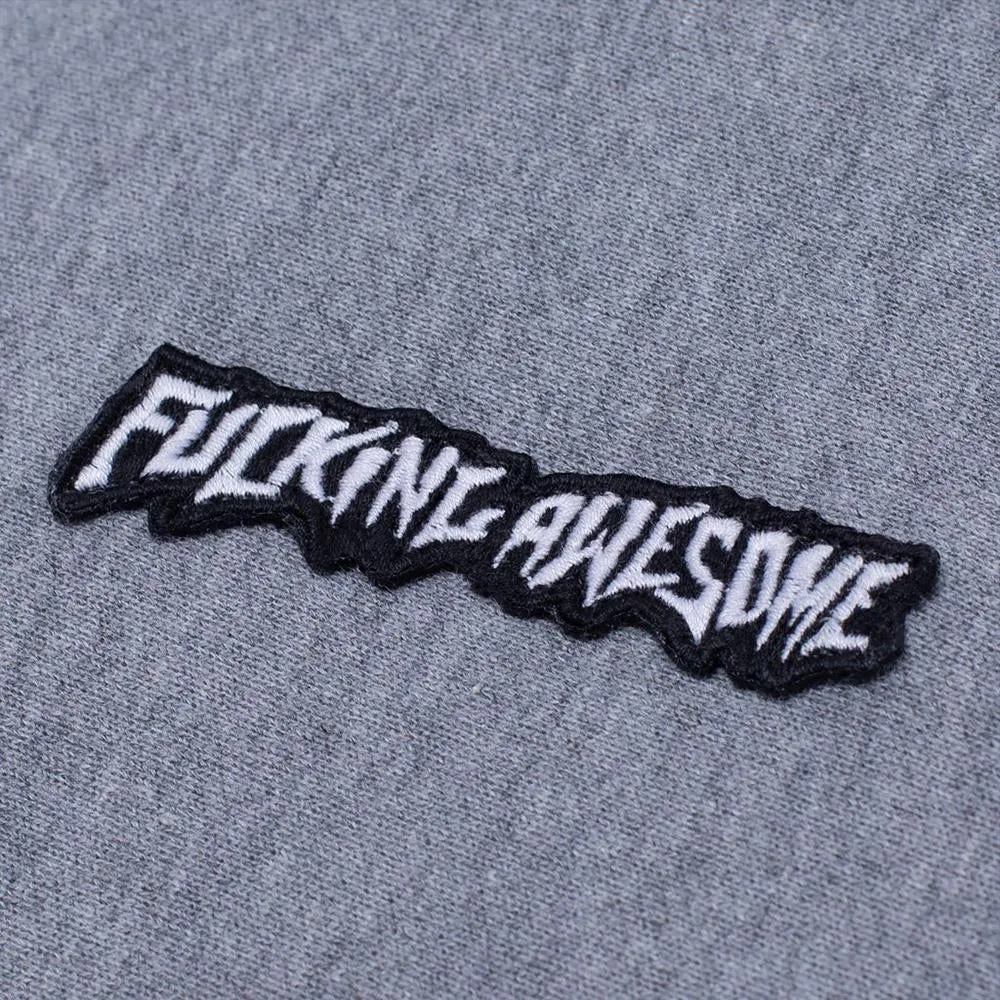 Fucking Awesome Little Stamp Hoodie Gunmetal