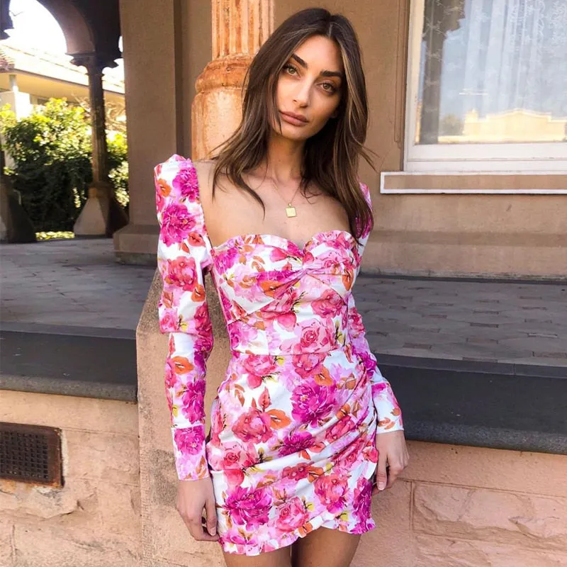 Full Of Flower Mini Dress