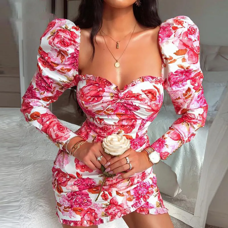 Full Of Flower Mini Dress