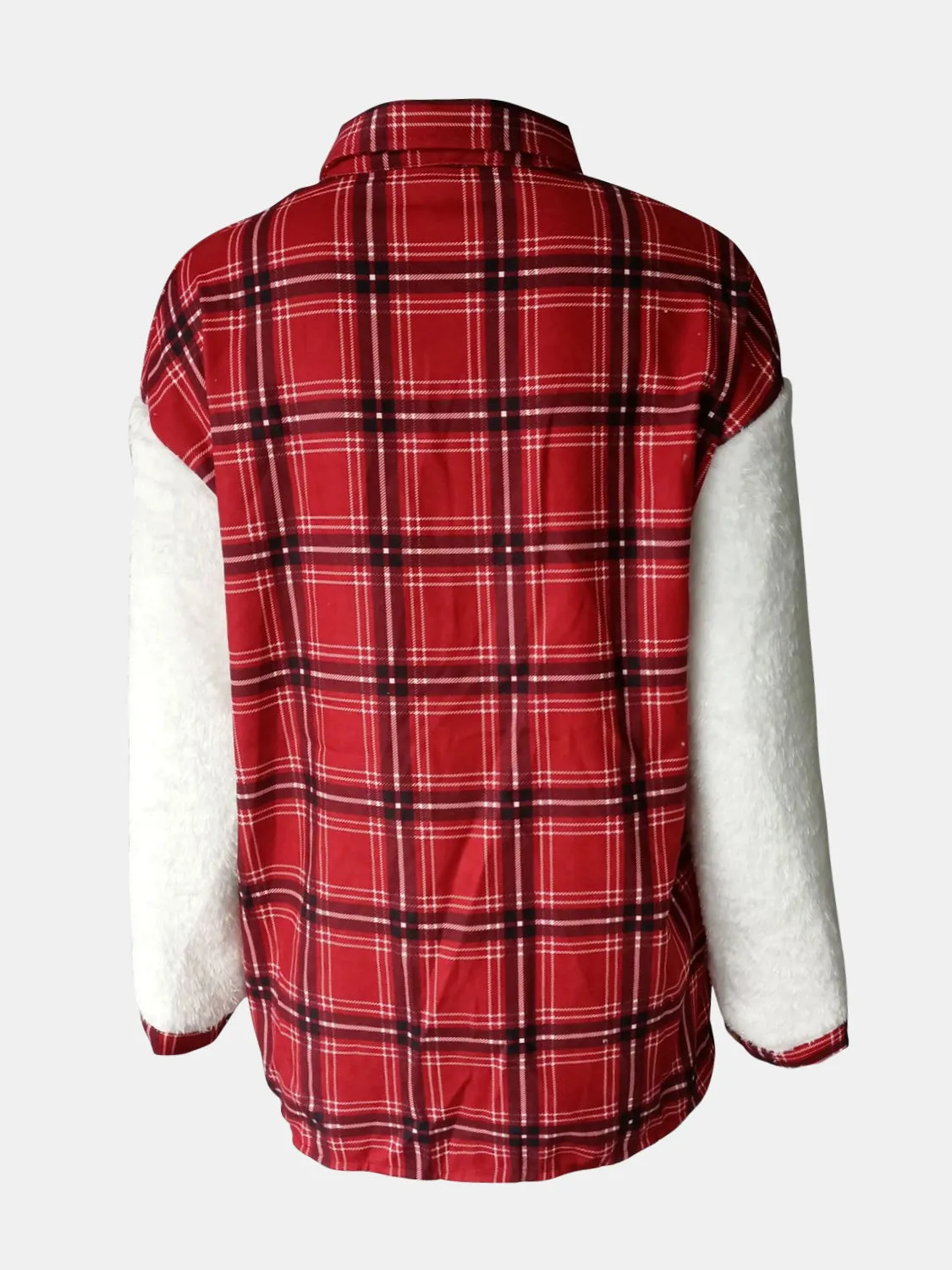 Fuzzy Flannel Delight Button Up Shacket