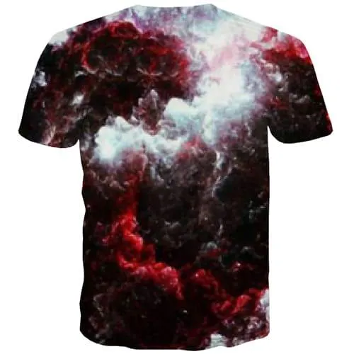 Galaxy T-shirt Men Abstract Tshirt Printed Psychedelic Tshirts Novelty Colorful T shirts Funny Hip Hop Tshirts Casual