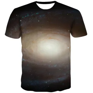 Galaxy T-shirt Men Planet T shirts Funny Starry Sky Tshirt Anime Colorful Tshirts Novelty Harajuku T-shirts Graphic