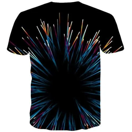 Galaxy T shirts Men Flame Tshirts Casual Abstract Tshirts Novelty Black T-shirts 3d Leisure Tshirts Cool Short Sleeve Full Print