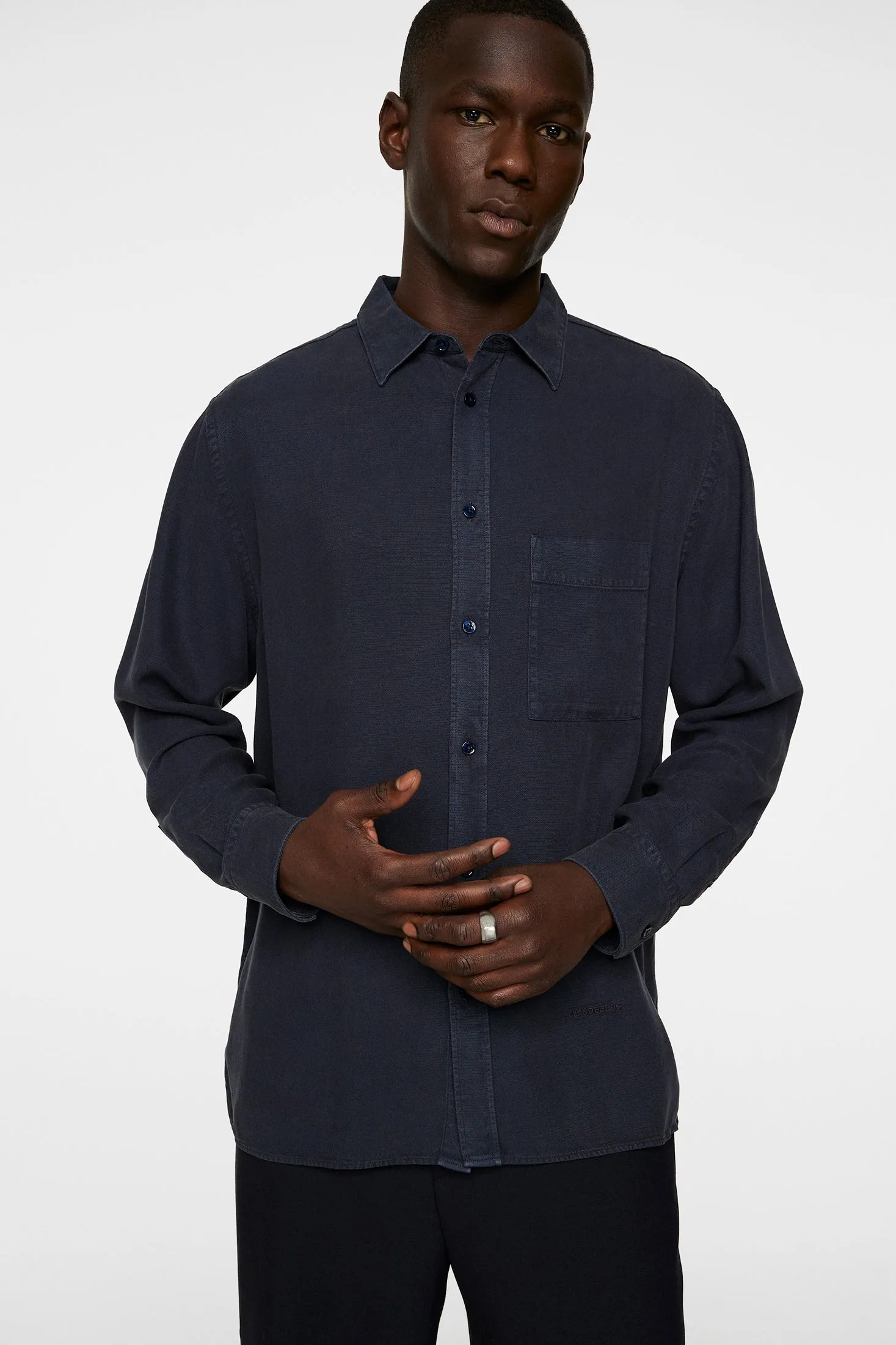 Garment-Dyed Tencel Shirt