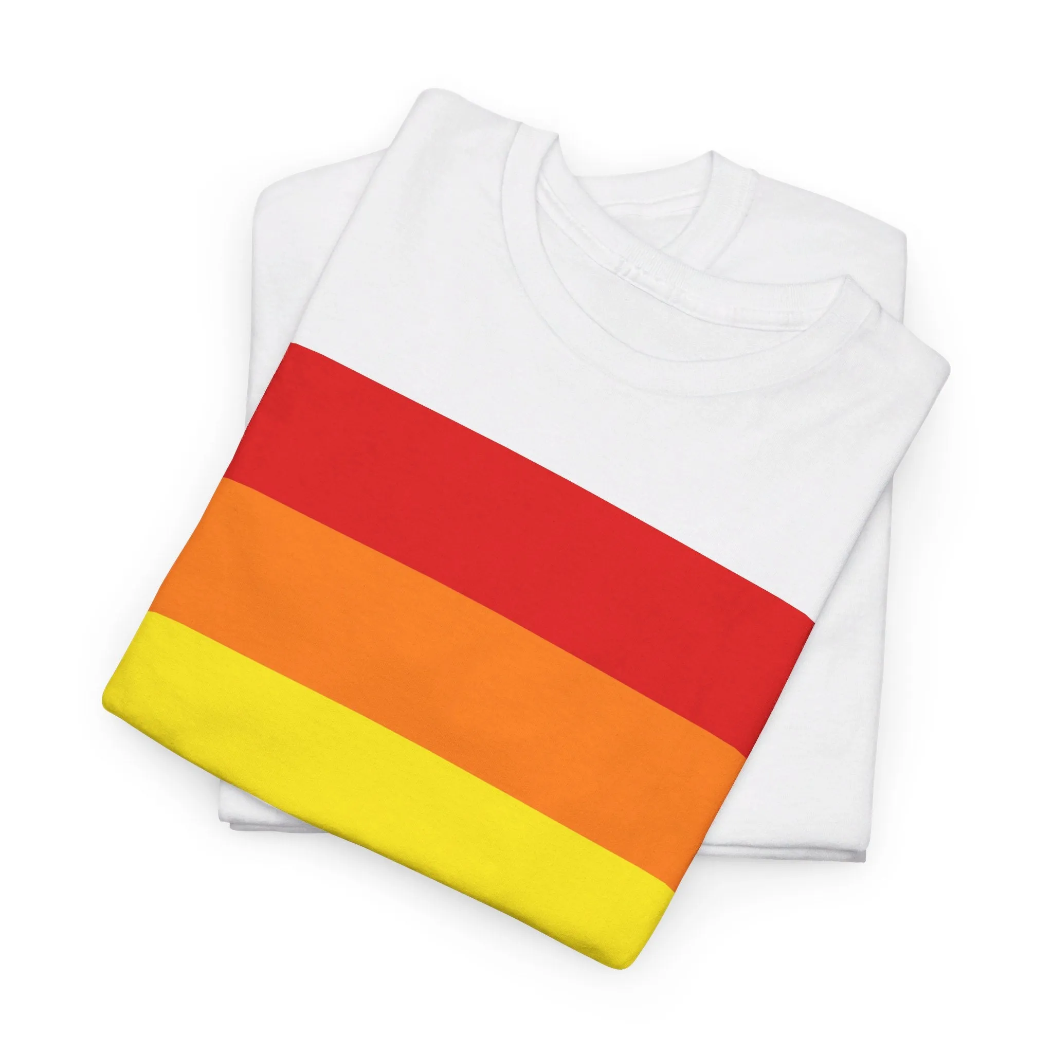 Gay Pride Rainbow - Gender Neutral Heavy Cotton T-Shirt White