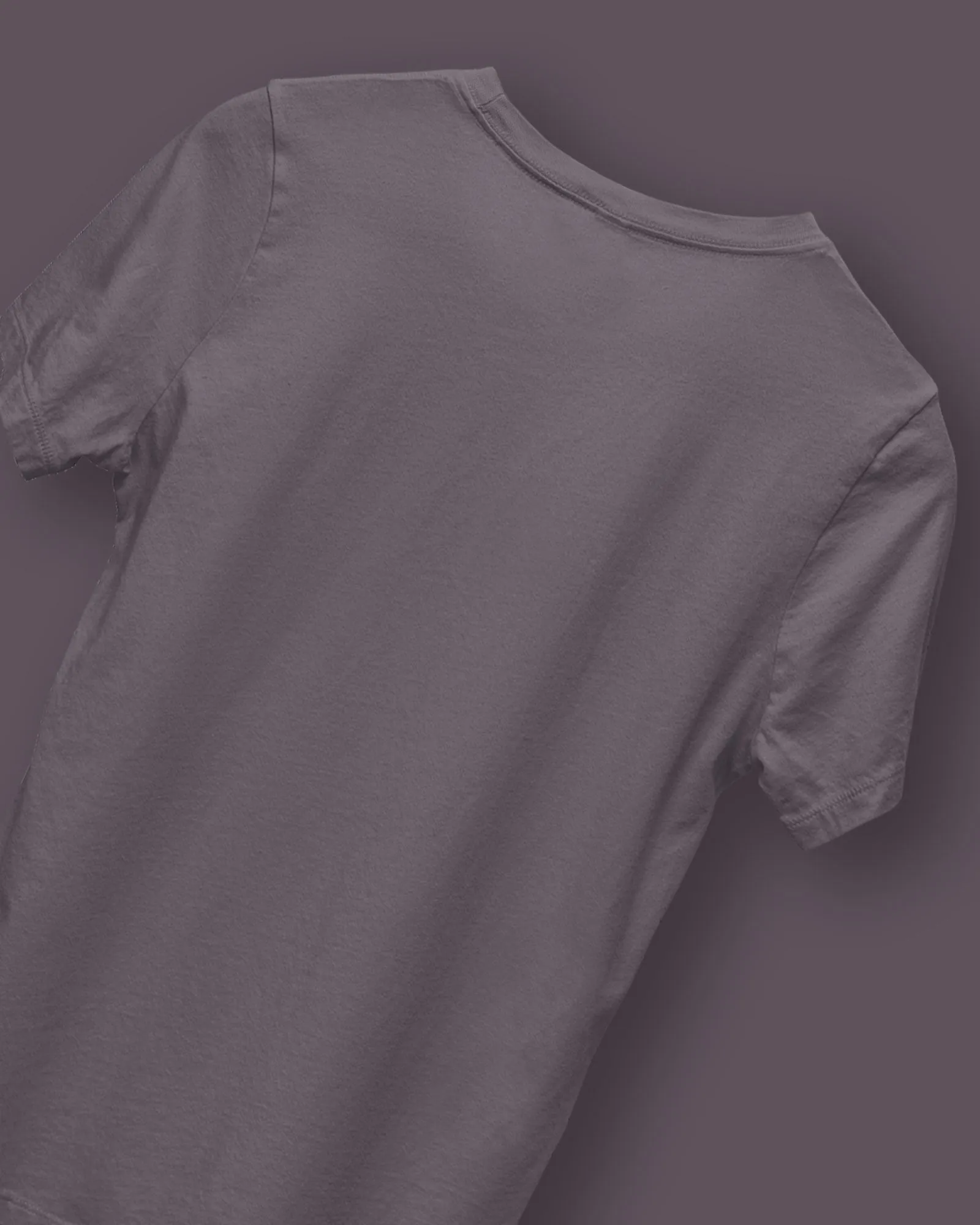 Half Sleeves Crew Neck: Steel Grey