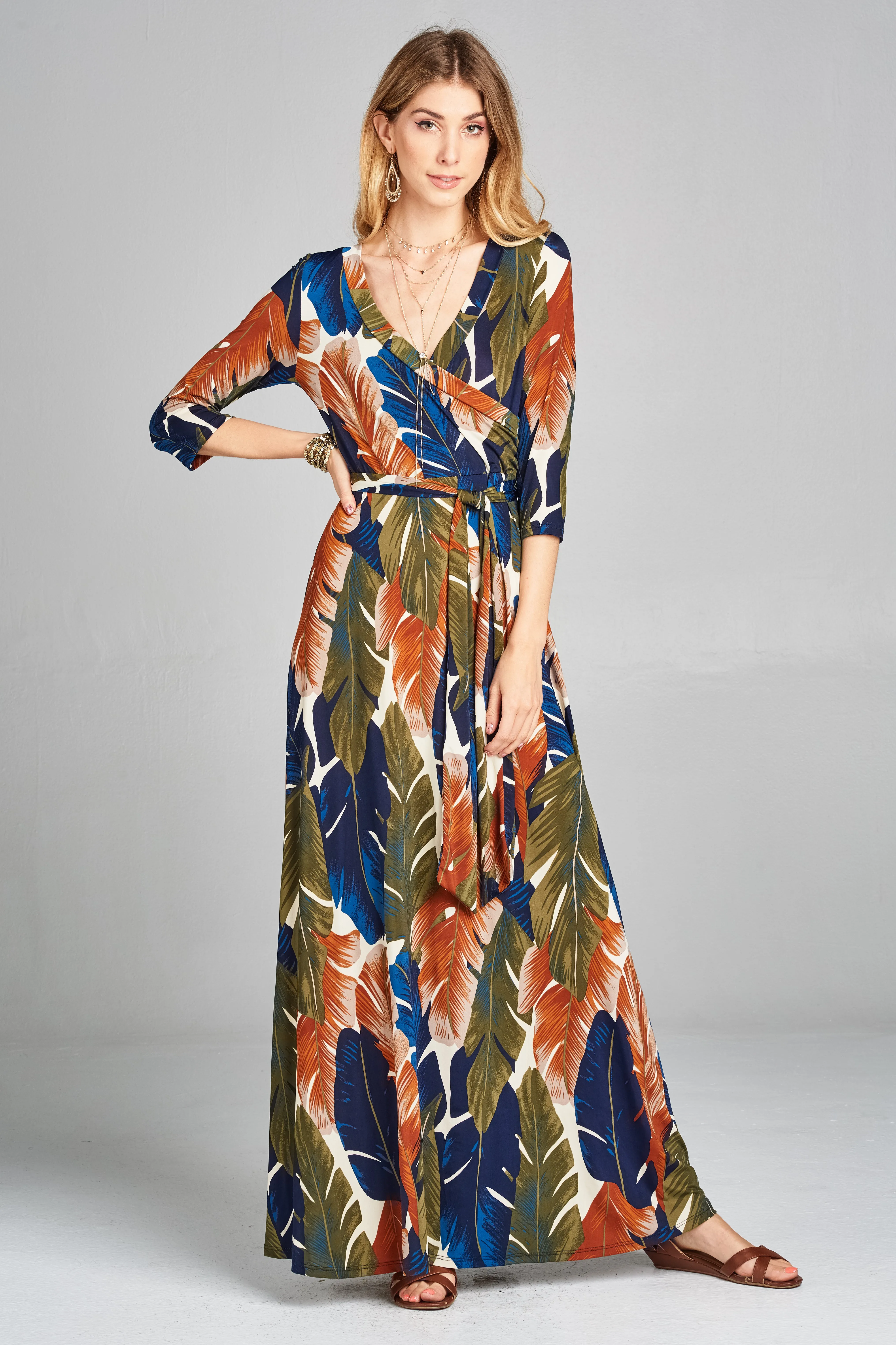 Harvest Flow Venechia Maxi Wrap Dress