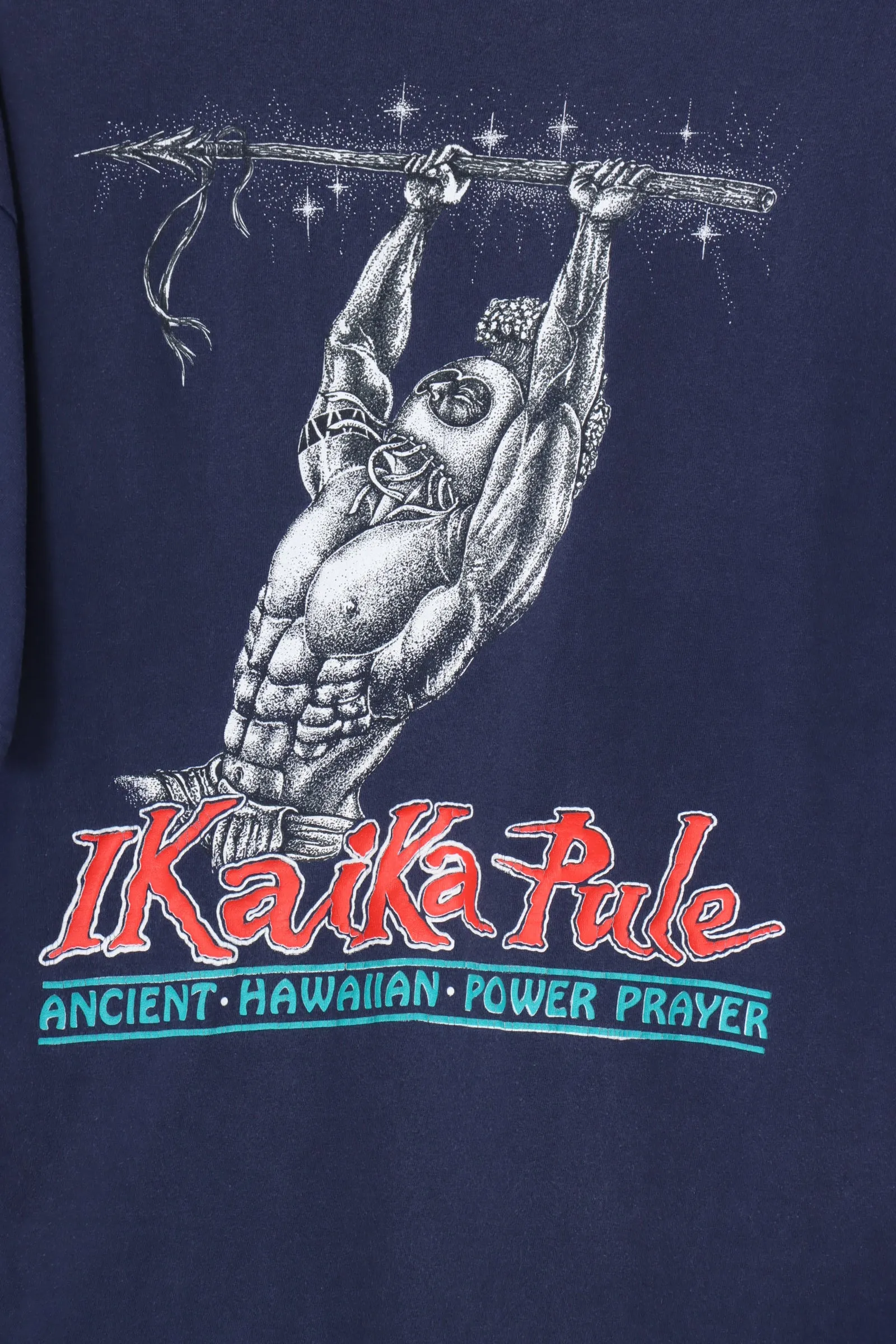 Hawaiian IKaika Pule Ancient Power Prayer Single Stitch Tee (M-L)