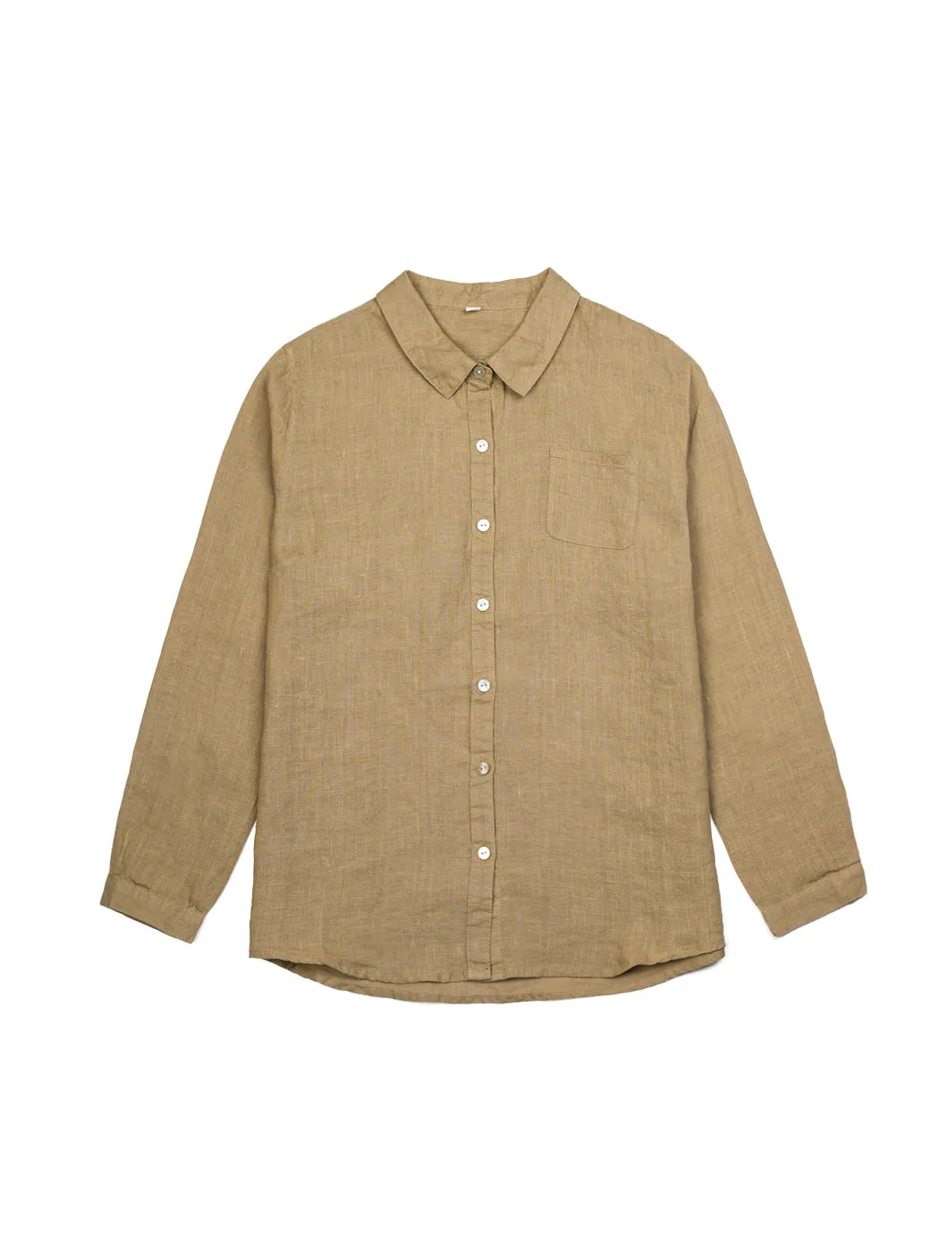 Hemp & Tencel Women's Colored Shirt