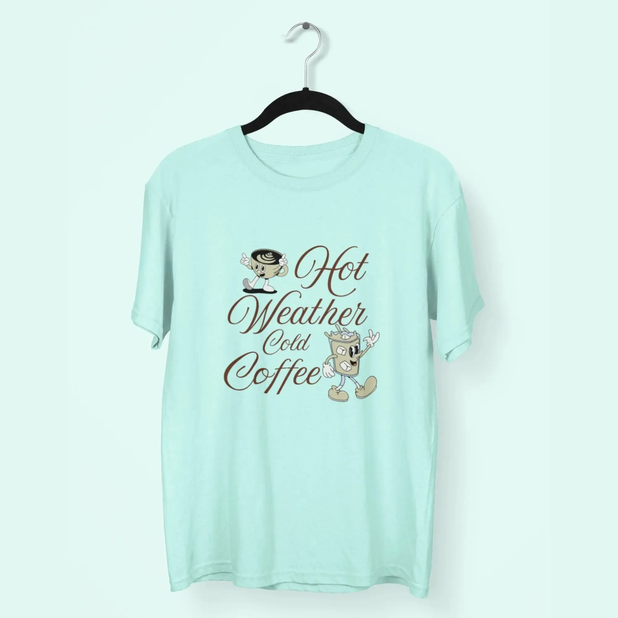 Hot weather cold coffee classic t-shirt