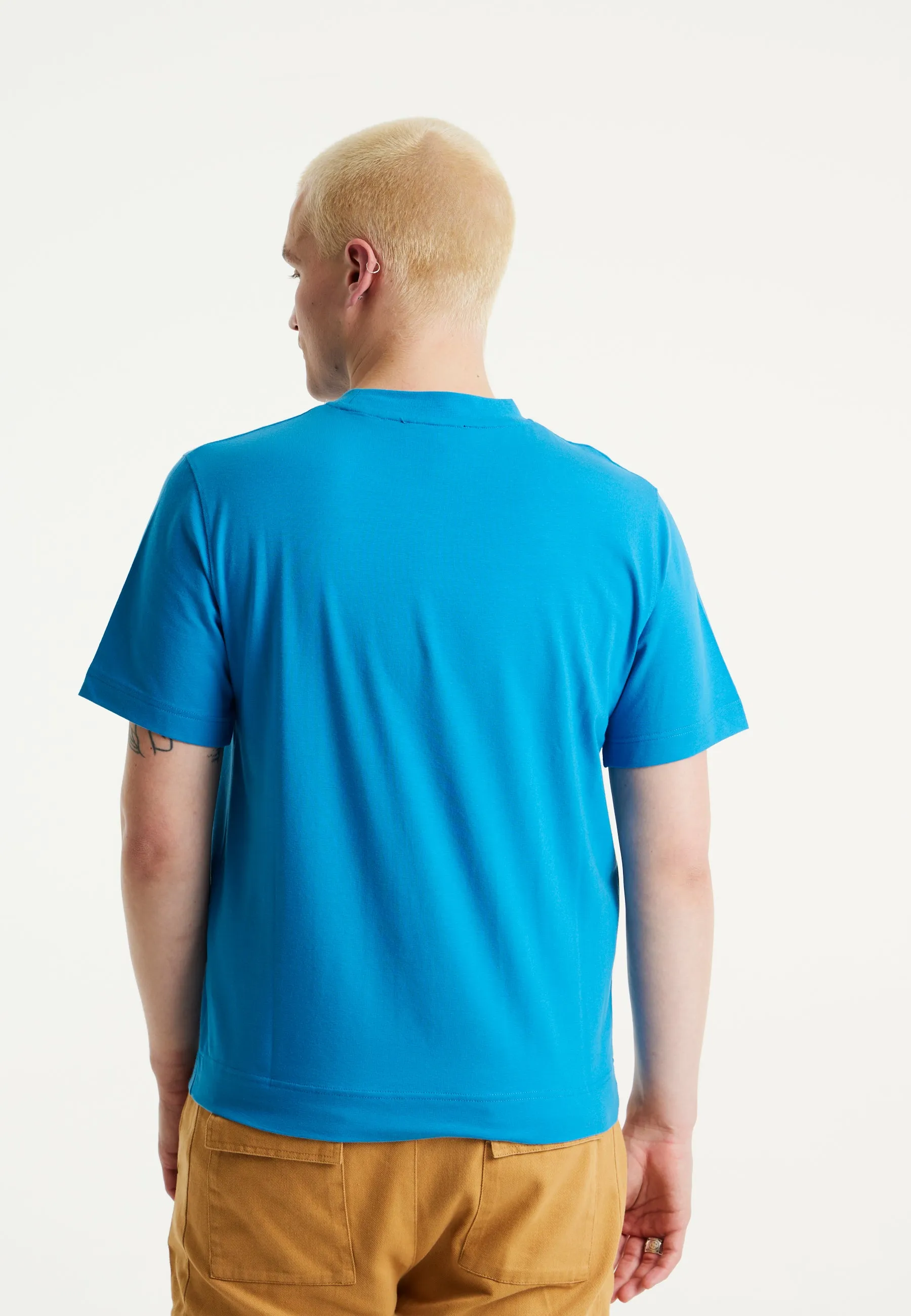 House Of Holland Electric Blue Transfer Printed T-shirt