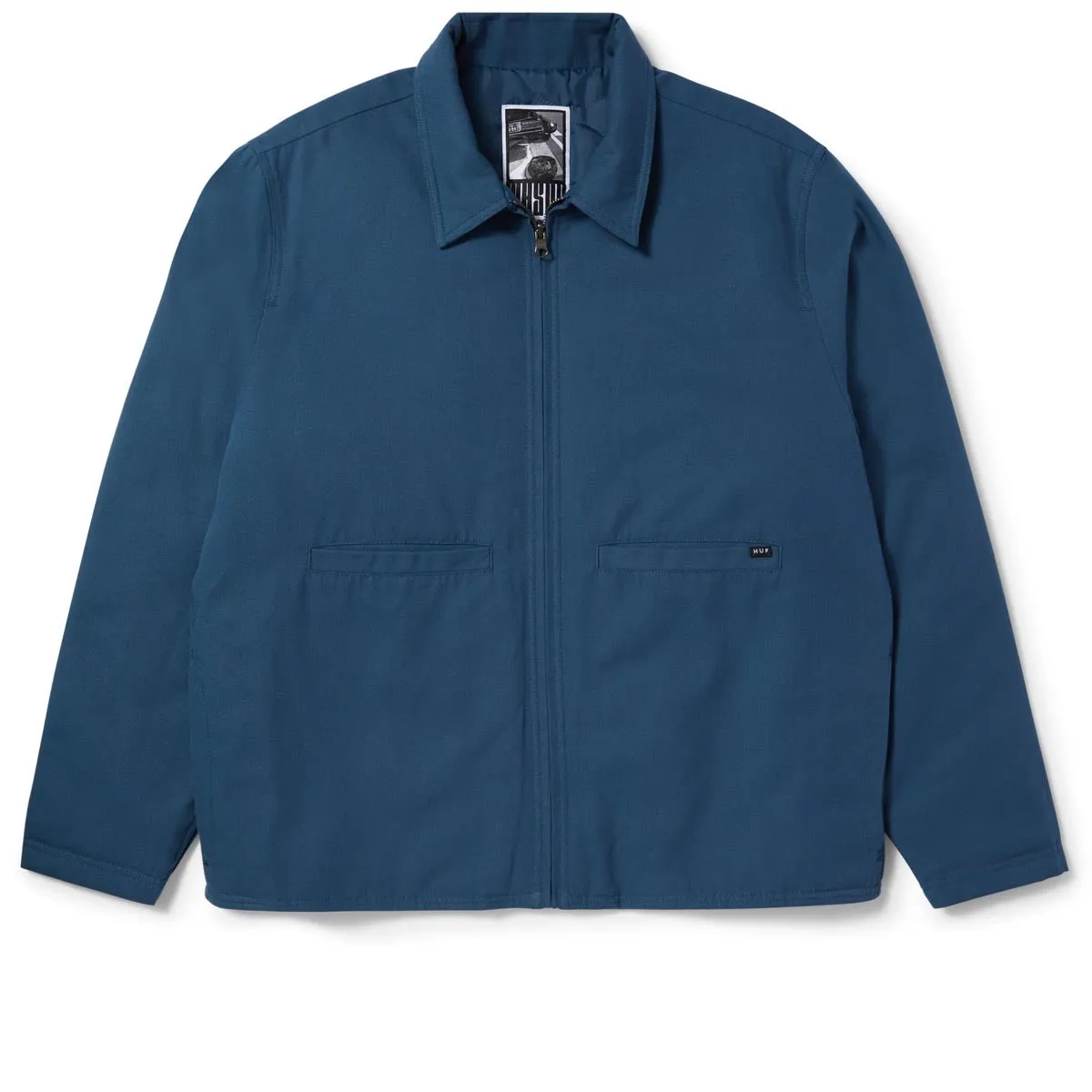 Huf Mason Reversible Shirt Jacket - Oil Blue