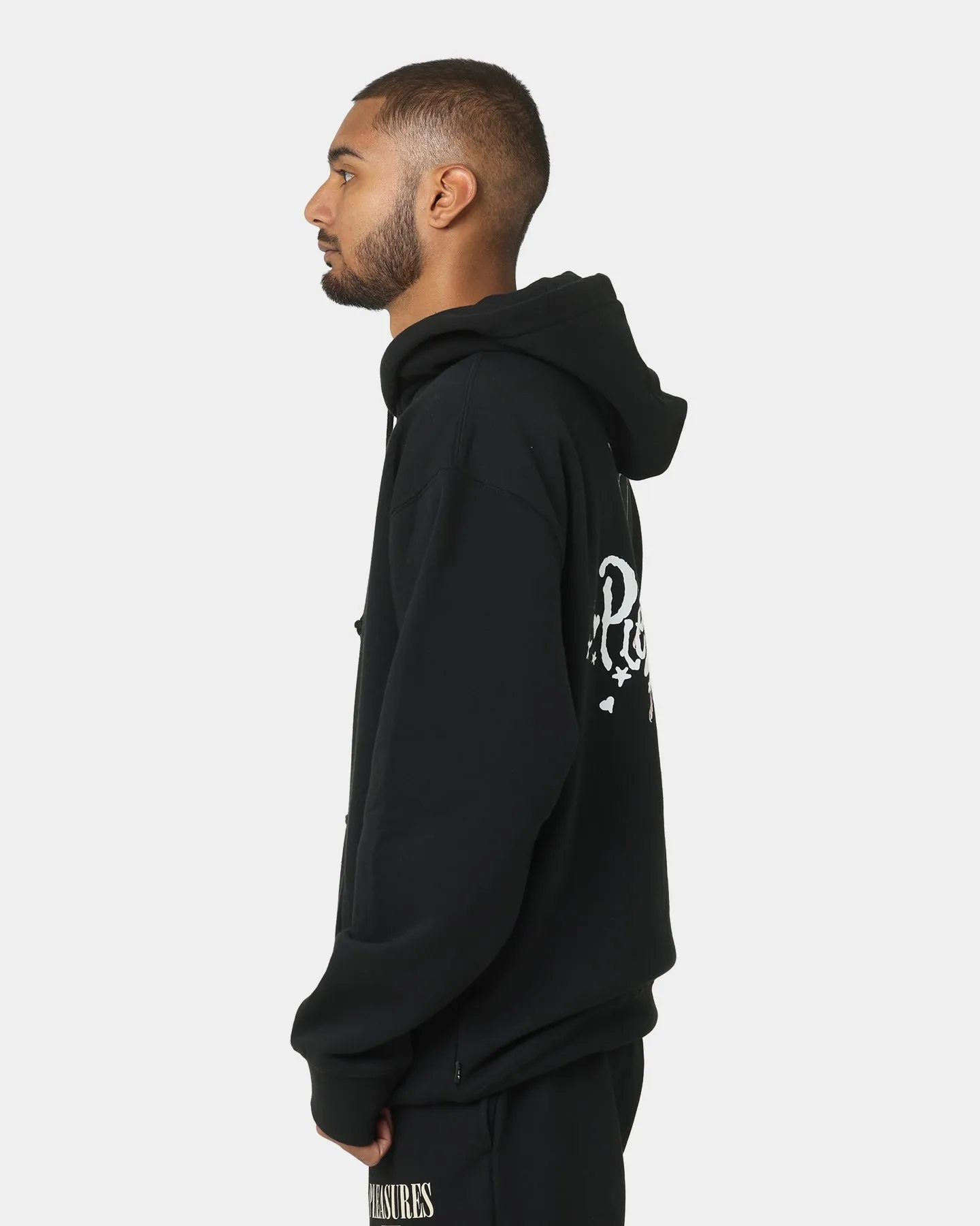 HUF X Pleasures Beetle Pullover Hoodie Black