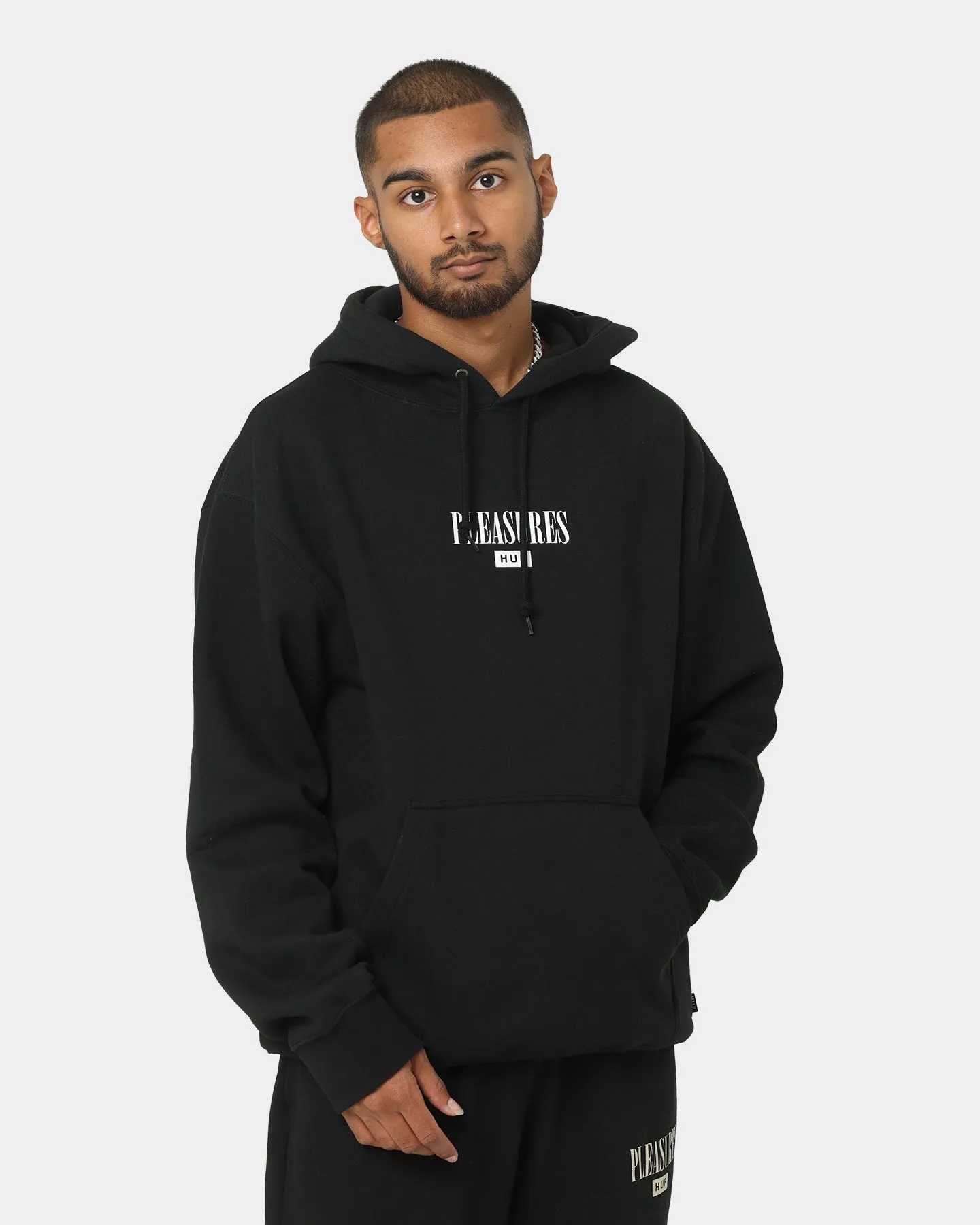 HUF X Pleasures Beetle Pullover Hoodie Black