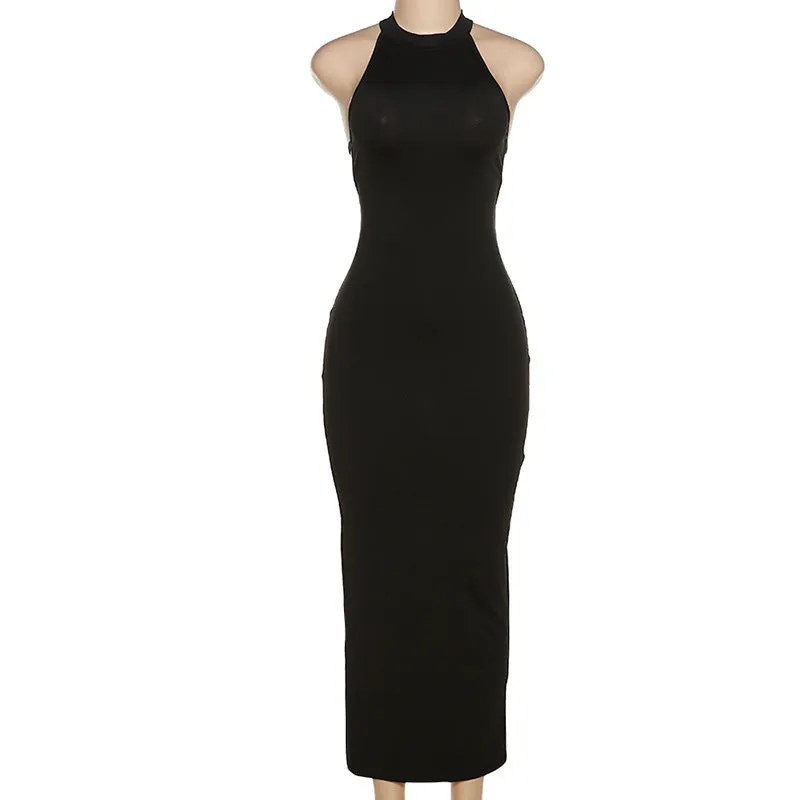 Incomplete Words Maxi Dress