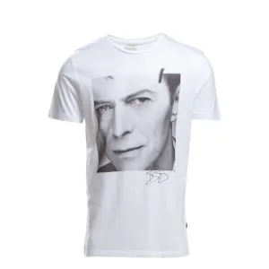 Jack and Jones Premium David Bowie Tee White T-Shirt