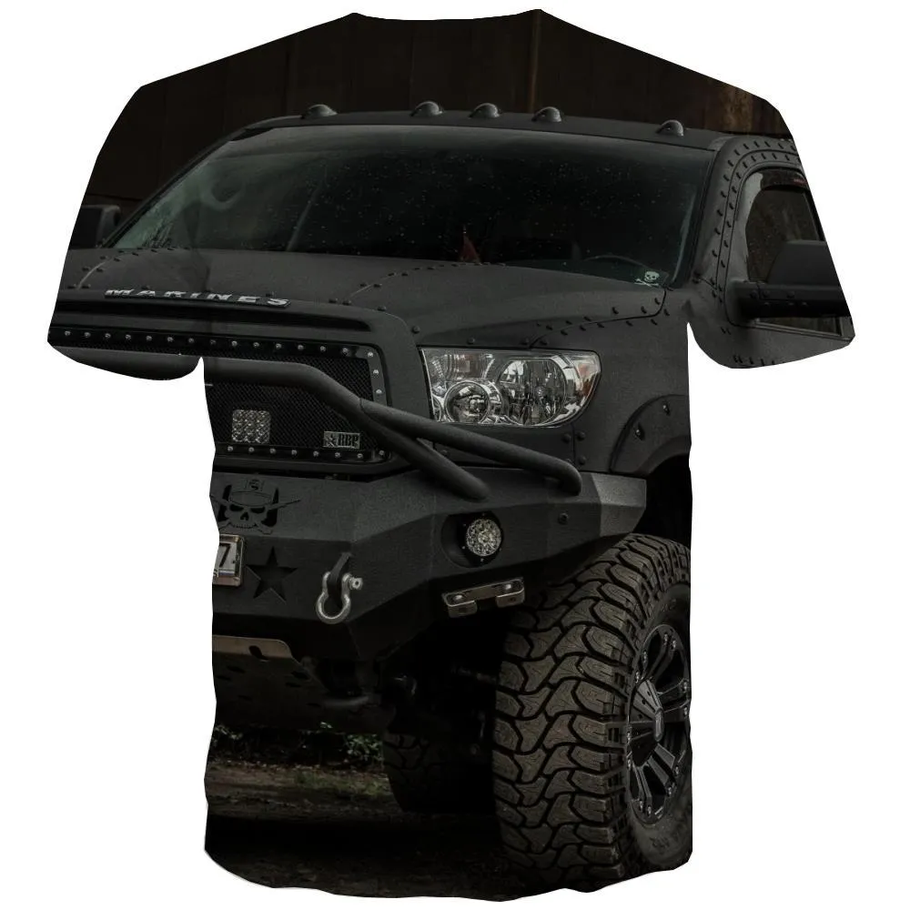 Jeep T-shirt Men Offroad Tshirt Anime car Tshirts Casual Short Sleeve Punk Rock